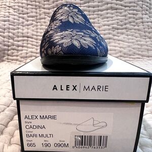 Alex Marie Bari Multi Floral Slip-Ons (WORN ONCE)